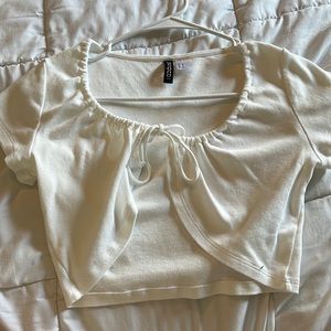 H&M tie front shirt!! (size xs)